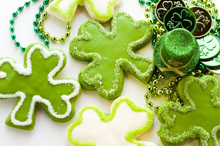 St. Patty’s Day Green Mint Cookies